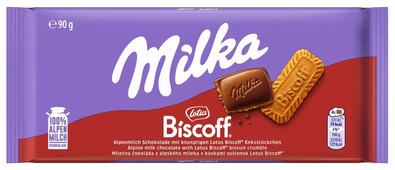 Milka Lotus Biscoff 90g